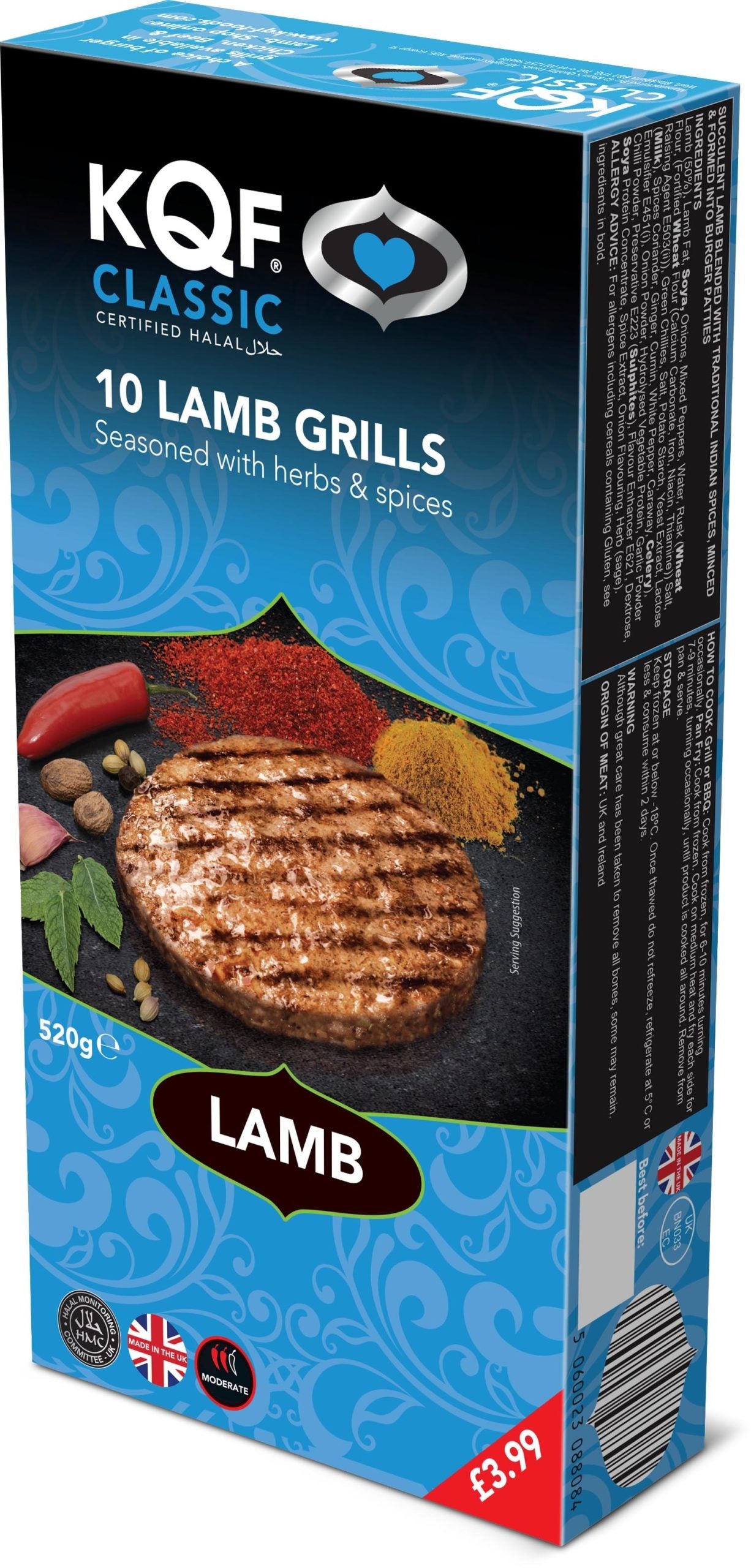KQF Lamb Grills