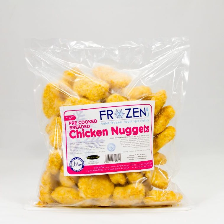 Frozen 4 U Breaded Chicken Nuggets