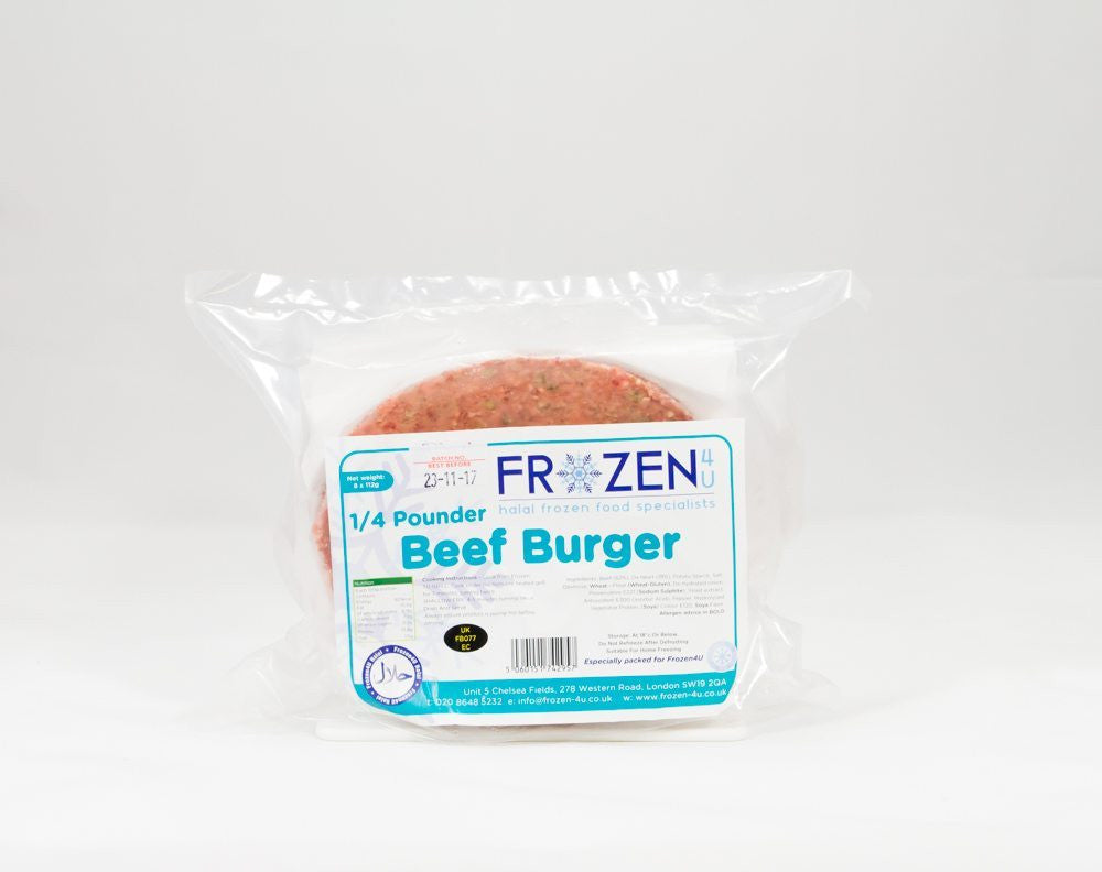 Frozen 4 U 1/4 Pounder Beef
