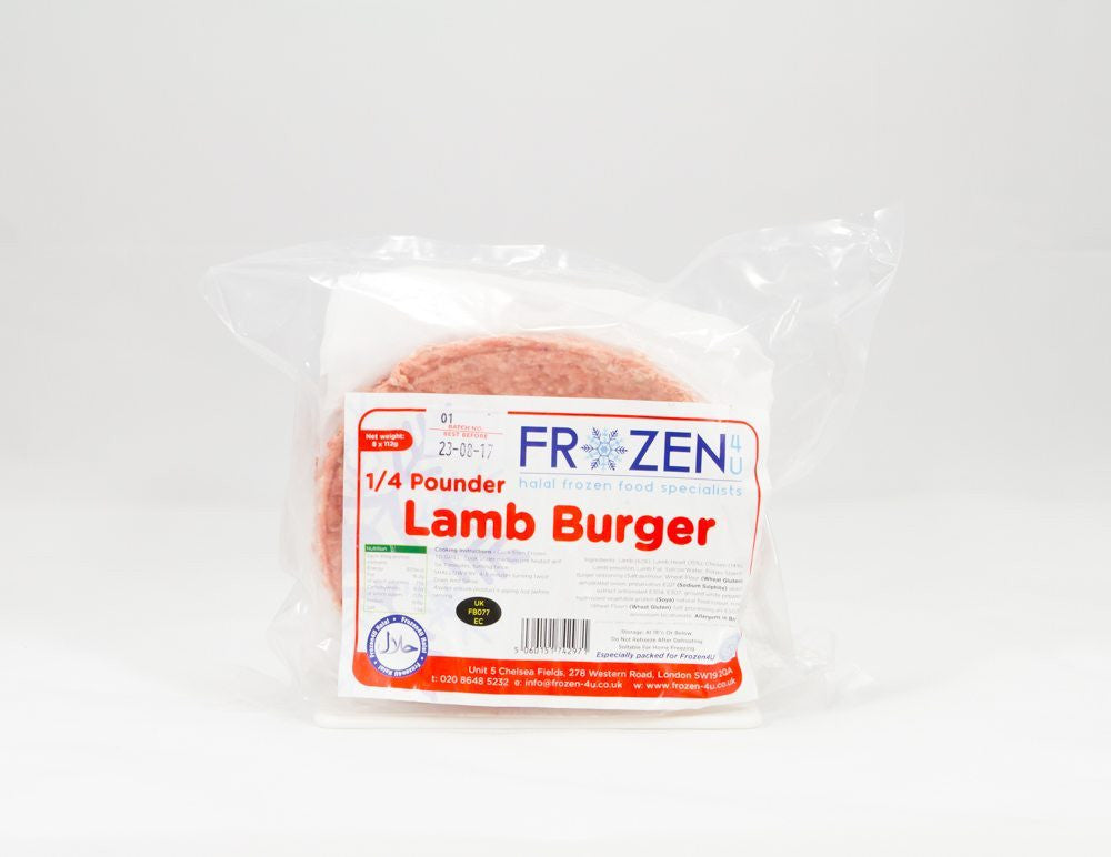 Frozen 4 U 1/4 Pounder Lamb