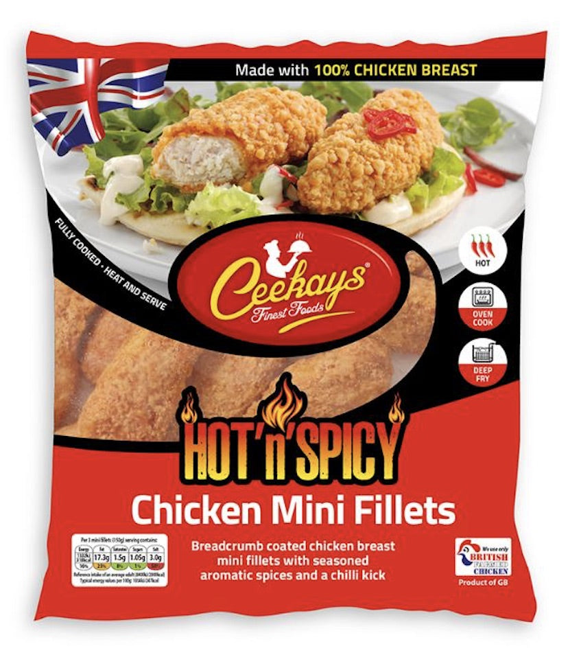 Ceekays Hot'n'Spicy Chicken Mini Fillets