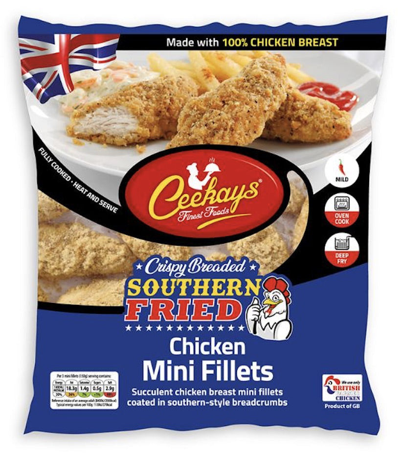Ceekays Southern Fried Breaded Chicken Mini Fillets
